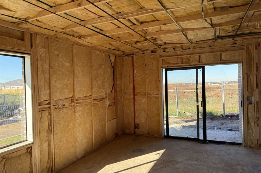 Pre-plaster lock-up stage inspection